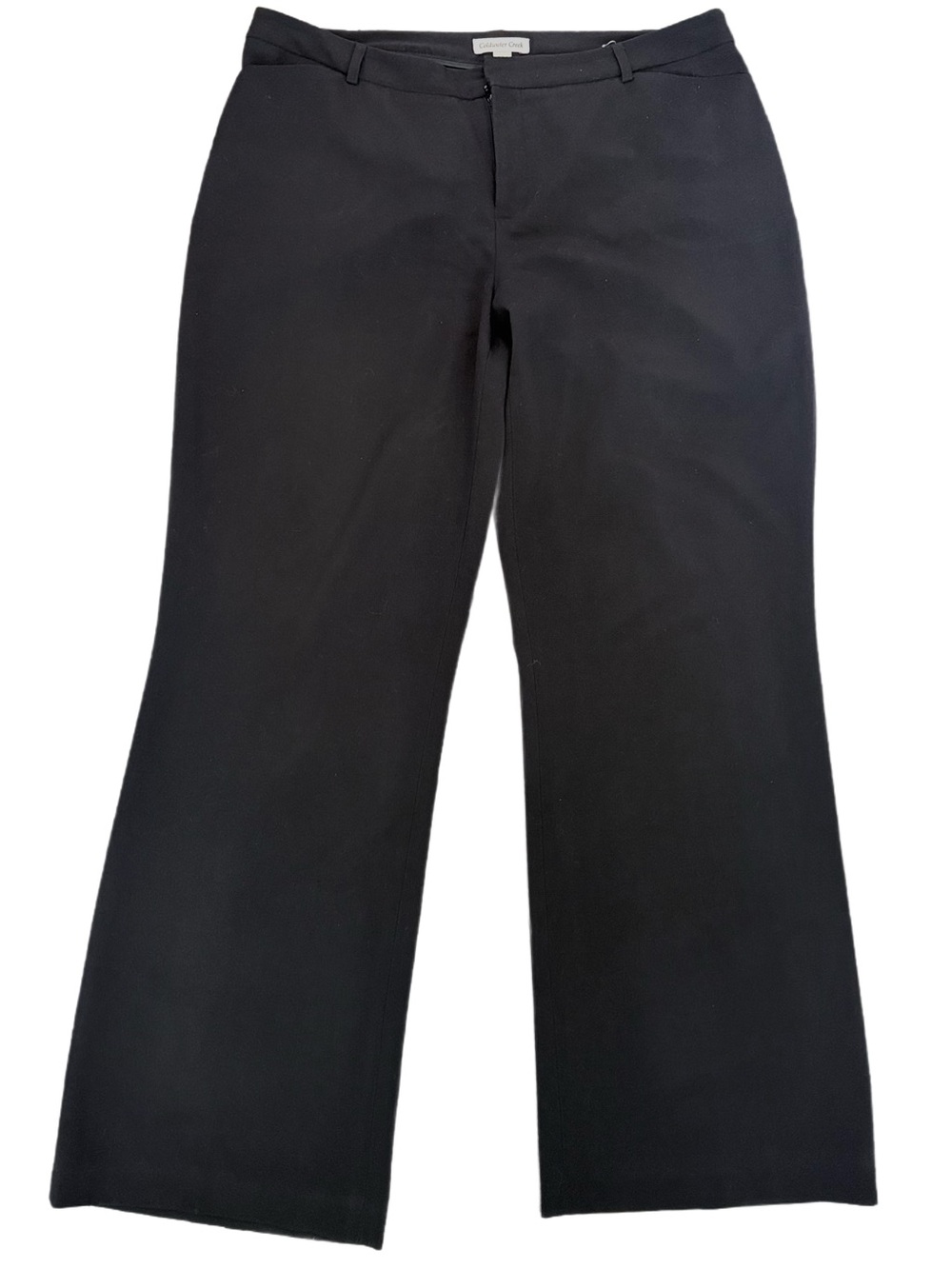 Coldwater Creek Black Slacks Trousers Sz 16